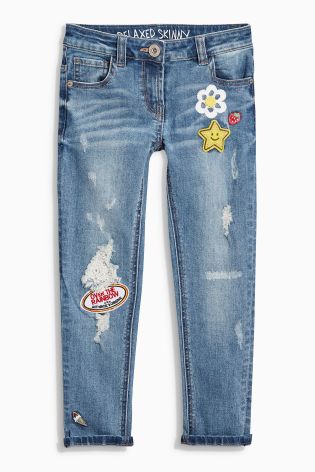 Mid Blue Badge Jeans (3-16yrs)